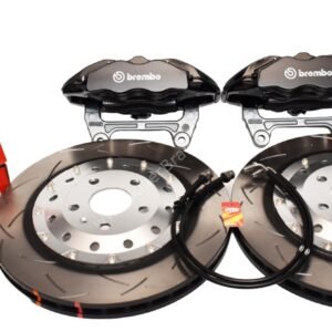 Front Seat Leon Cupra Performance Pack Audi TTRS 8J Brembo 4pot Brake Kit Black New