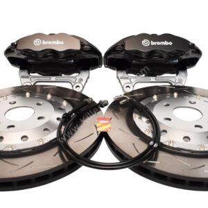 Front Seat Leon Cupra Performance Pack Audi TTRS 8J Brembo 4pot Brake Kit Black New