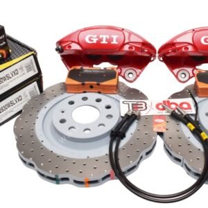 MQB Brake Kit Porsche Macan Brembo 4pot DBA 345x30mm Drilled Wave Brake Discs NEW with color logo options