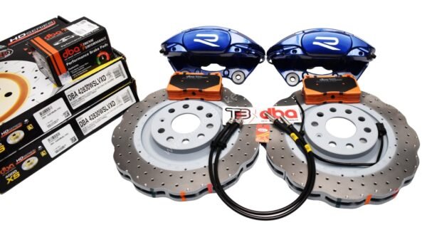 MQB Brake Kit Porsche Macan Brembo 4pot DBA 345x30mm Drilled Wave Brake Discs NEW with color logo options