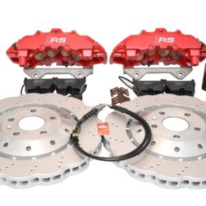 Audi Rs4 RS5 R8 Front Brembo 8Pot 365x34mm Wave brake discs Red