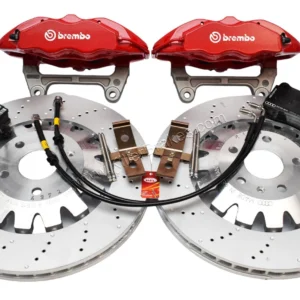 Front Seat Leon Cupra Performance Pack Audi TTRS 8J Brembo 4pot Brake Kit Red New