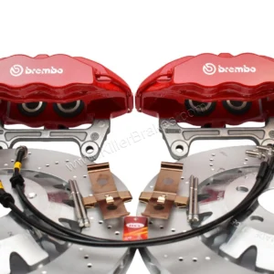 Front Seat Leon Cupra Performance Pack Audi TTRS 8J Brembo 4pot Brake Kit Red New