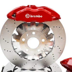 Front Seat Leon Cupra Performance Pack Audi TTRS 8J Brembo 4pot Brake Kit Red New