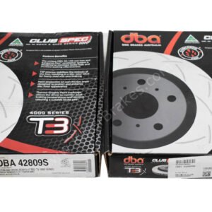 Rear DBA42809S Brake Discs 310x22mm 4000 series T3 Slotted New