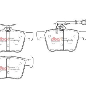 Audi RS3 TTRS Rsq3 Rear Brake Pads Xtreme Performance DBA Brake Pads DB15006XP