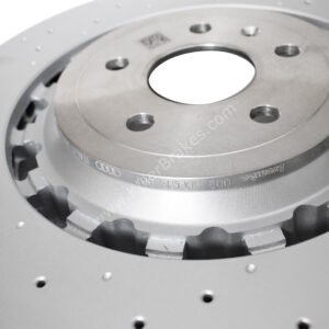 Front Audi TTRS 8S FL Brake Discs 8S0615301L 370x34mm Round NEW