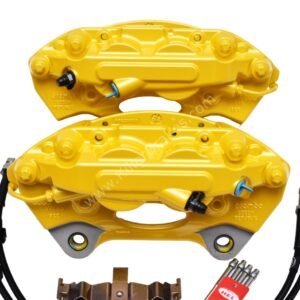 Porsche Macan Brembo 4pot Calipers 95B615123F 95B615124F MQB Direct Upgrade with Lines NEW