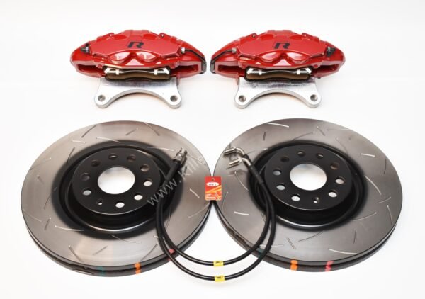 MQB Alfa Romeo Giulia Stelvio Brembo 4pot DBA 340x30mm Brake Kit NEW Red 9 600x422