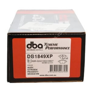 Front Golf 5 6 Scirocco DBA Brake Pads DB1849XP Xtreme Performance ECE R90 certified