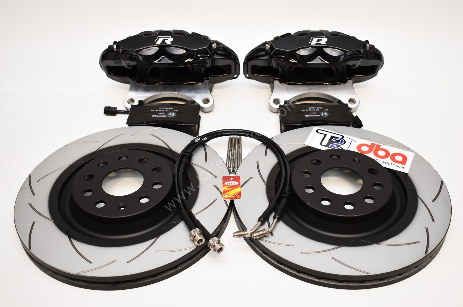 Brembo Pot Brake Kit Dba T X Mm Brake Discs New Black