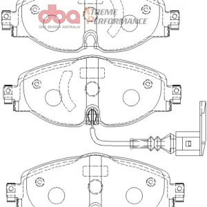 Front Golf 7 Audi A3 8v DBA Brake Pads DB2383XP Xtreme Performance