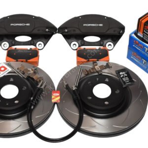 Audi A4 A5 S4 S5 B8 Brake Kit Porsche Macan Brembo 4pot DBA 345x30mm Slotted discs NEW