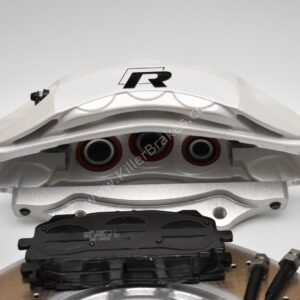 Front Audi Rsq3 F3 Brake Kit Akebono 6pot Oryx White 374x36mm New