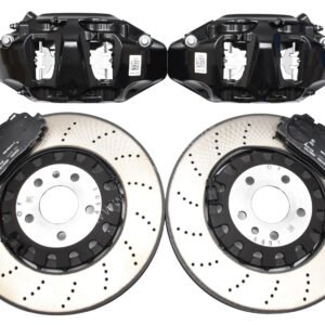 Front Audi Rs4 Rs5 B9 Original Brake Kit 6piston Black Akebono 375x36mm A4 S4 A5 S5 A6 C8 New