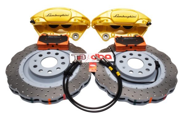 MQB Brake Kit Porsche Macan Brembo 4pot DBA 345x30mm Drilled Wave Brake Discs NEW with color logo options