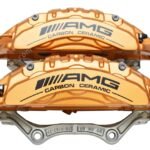 Mercedes W222 C217 S 63 AMG Carbon Front Brake Calipers Ceramic A2224215598 A2224215698 A0064200720