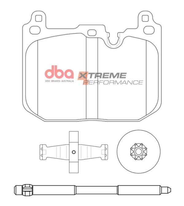 Front Bmw F40 M135Xi DBA Brake Pads DB15131XP Xtreme Performance Brembo 4pot 34106889266