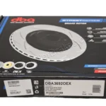 Front DBA3692OEX Brake Discs 375x36mm Street Series drilled Pair