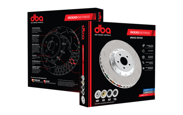 Front DBA Brake Discs 53927SLVS 5000 series T3 5WA615301A 357x34mm