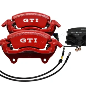 Front Golf 8 GTI Clubsport 2piston Brake calipers 5WA615123D  5WA615124D Red New