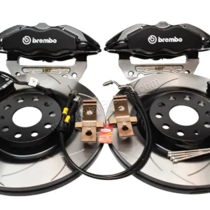 Front Cupra Performance Pack Brembo 4pot Brake Calipers 340mm 345mm Adapters VBT 5F0615105 5F0615106 Black New