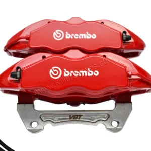 Front Cupra Performance Pack Brembo 4pot Brake Calipers 340mm 345mm Adapters VBT 5F0615105 5F0615106 Red New