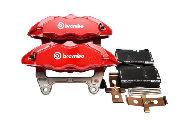 Front Seat Leon Cupra Performance Pack Audi TTRS 8J Brembo 4pot Brake Calipers 5F0615105 5F0615106 Red New