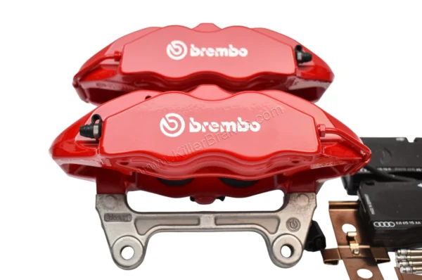 Front Seat Leon Cupra Performance Pack Audi TTRS 8J Brembo 4pot Brake Calipers 5F0615105 5F0615106 Red New