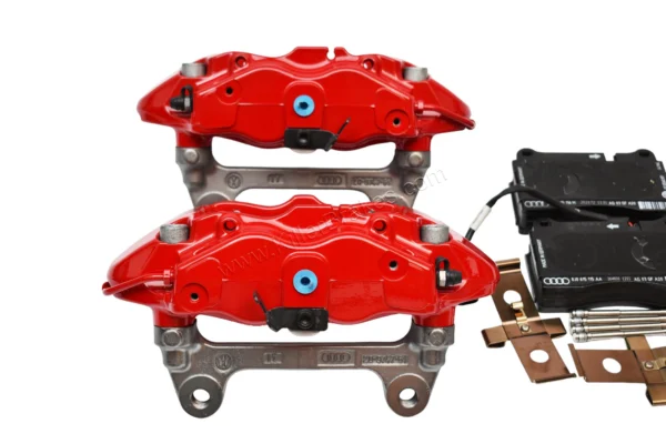 Front Seat Leon Cupra Performance Pack Audi TTRS 8J Brembo 4pot Brake Calipers 5F0615105 5F0615106 Red New