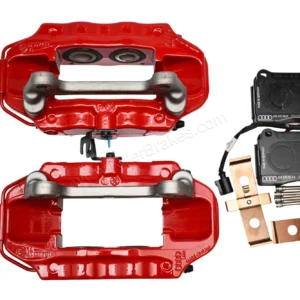 Front Seat Leon Cupra Performance Pack Audi TTRS 8J Brembo 4pot Brake Calipers 5F0615105 5F0615106 Red New