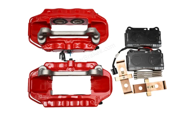 Front Seat Leon Cupra Performance Pack Audi TTRS 8J Brembo 4pot Brake Calipers 5F0615105 5F0615106 Red New