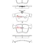 Rear Audi TTRS 8S RS3 8v RSQ3 8U Mk7R S3 8V DBA Brake Pads DB2384RP Race Performance