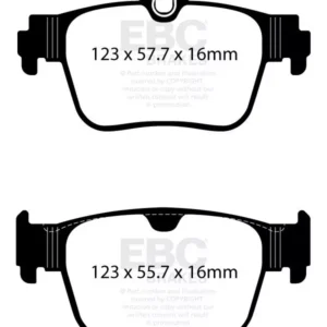 Rear DP42438R EBC Yellowstuff Brake Pads Audi S3 8y Mk8 R Cupra Formentor