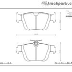 Rear ENDLESS EIP348 MX87 brake pads Audi Rs3 8y Golf 8R S3 8y Cupra Formentor