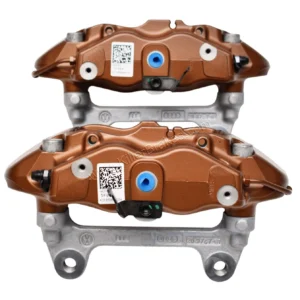 Front Cupra Brembo 4pot Brake Calipers 5F0615105 5F0615106 Copper color New