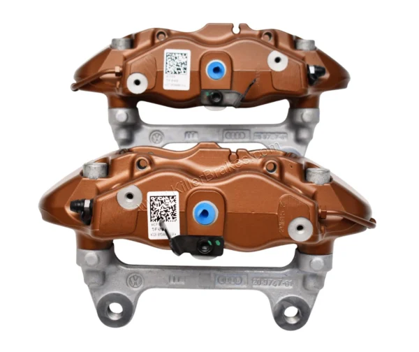 Front Cupra Brembo 4pot Brake Calipers 5F0615105 5F0615106 Copper color New