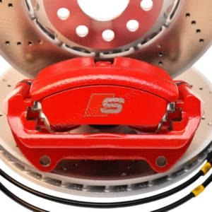 Front Golf 7 GTI R Seat Cupra S3 8v Brake Kit Clubsport 5Q0615301C brake discs Red New