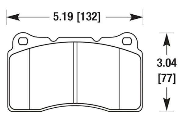 Front Hawk Performance HB453W.585 DTC30 brake pads Audi TTRS 8J RS3 8P Cupra Formentor Cupra 5F